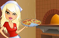 Pretty Pizzeria Waitress