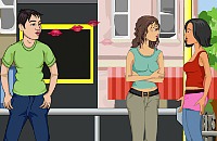 Bushaltestelle Flirt