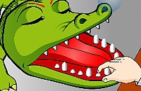 Krokodil Zähne