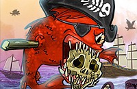 Alimentar Piranha - Piratas