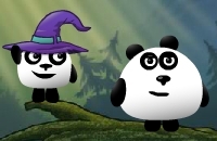 3 Pandas Na Fantasia