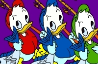 Donald Und Familie Online Färbung Spiel