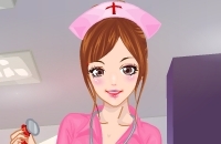 Schöne Krankenschwester