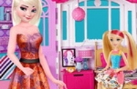 Elsa Suíte Compras Para Barbie