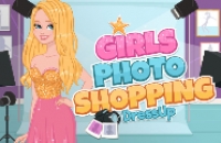 Mädchen Photoshopping Dress-Up