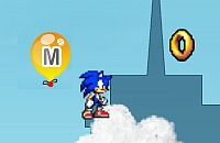 Sonic op de Wolken