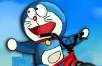 Doraemon Di Corsa Della Bicicletta