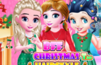 BFF Christmas Tree Hairstyle E Biscoitos