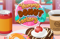 Leckere Donut-Fabrik