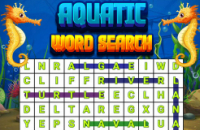 Spiel: Aquatische Wortsuche