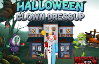 Halloween-Clown Verkleiden Sich