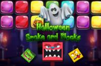 Serpent Et Blocs D'Halloween