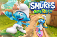 A Corrida De Skate Dos Smurfs