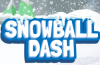 Spiel: Schneeball-Dash